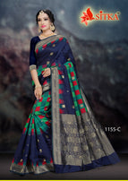 Sitka Manikarnika 1155 Cotton Silk Saree Catalog Collection