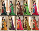 Bandhani-38 Art Silk Designer Bandhani Print Saree Catalog Collection