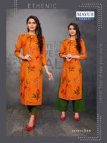 Mayur Ananya Rayon Designer Kurtis Catalog Collection