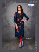 Mayur Ananya Rayon Designer Kurtis Catalog Collection