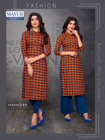 Mayur Ananya Rayon Designer Kurtis Catalog Collection