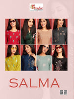 Smylee Salma Rayon Slub Kurti With Sharara Wholsale Catalog Collection
