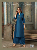 Smylee Veronica-2 Chinon Silk With Work Readymade Kurti Catalog Collection