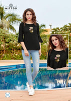 Mittoo Poorva 8 Viscose Designer Tops Catalog Collection