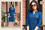 Rung Vanessa 5 Rayon Casual Wear Kurtis Catalog Collection