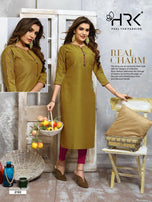 Hrk Elegance Chinon Designer Summer Kurtis Catalog Collection