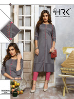 Hrk Elegance Chinon Designer Summer Kurtis Catalog Collection