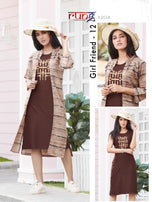 Rung-Girl Friend-12 Rayon Two Piece Kurtis Concept Catalog Collection