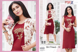 Rung-Girl Friend-12 Rayon Two Piece Kurtis Concept Catalog Collection