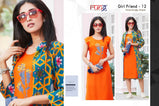 Rung-Girl Friend-12 Rayon Two Piece Kurtis Concept Catalog Collection