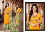 Kalarang Maira 2 Satin Print Embroidered Dress Material Catalog Collection