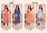 Alishka Peark Cotton Designer Kurtis Catalog Collection