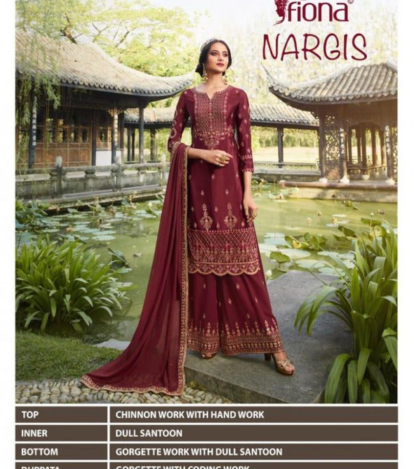 Fiona Nargis 22731 Series Semi Stiched Salwar Kameez Catalog