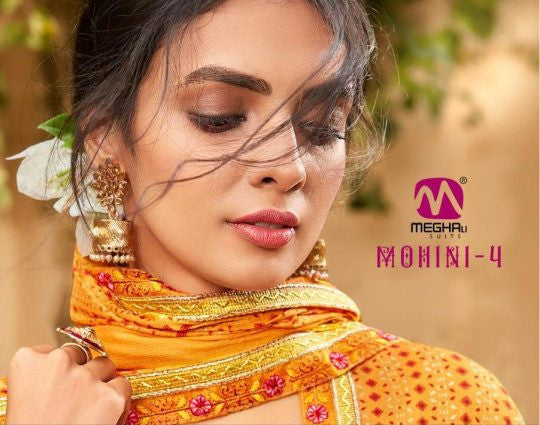 Meghali Suits Mohini Vol-4 Plazzo Style Dress Material Catalog