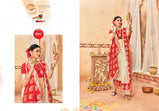 Apple Pooja Exclusive Vol-4 Silk Weaving Red and White Combination Saree Catalog