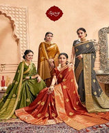 Saroj Shivika Festive Wear Dola Silk Saree Catalog