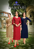 Jinesh-Nakashi-1 Rayon Work Exclusive Kurtis Catalog