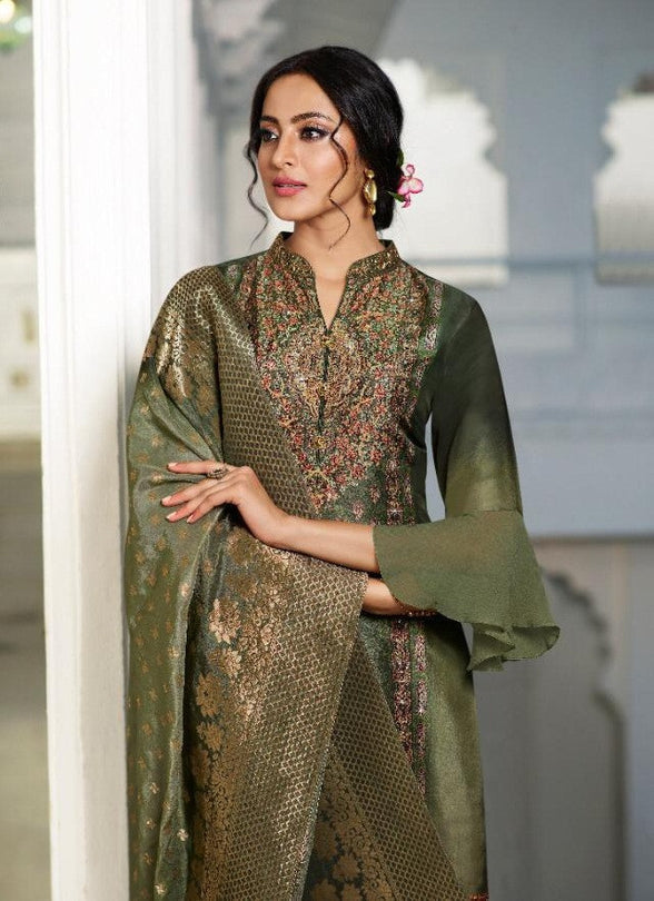 LT Arunima Designer Salwar kameez Catalog Sharara Style in Sale Rate