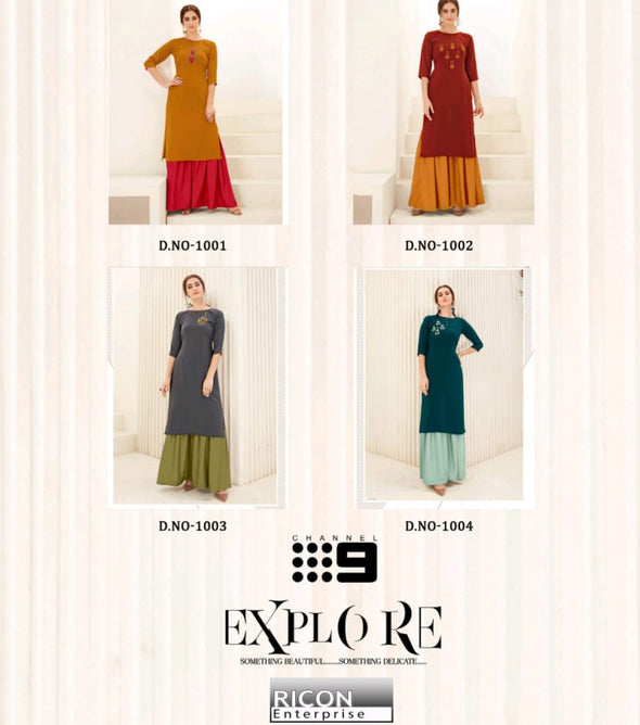 Channel 9 Naaz Stylish Rich Look Kurti Collection