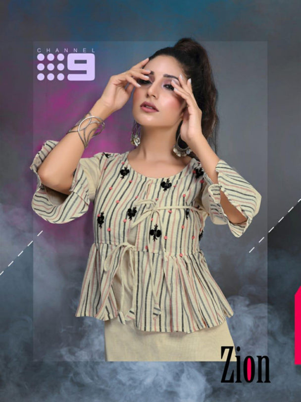 Channel 9 Zion Stylish Rich Look Kurti Collection