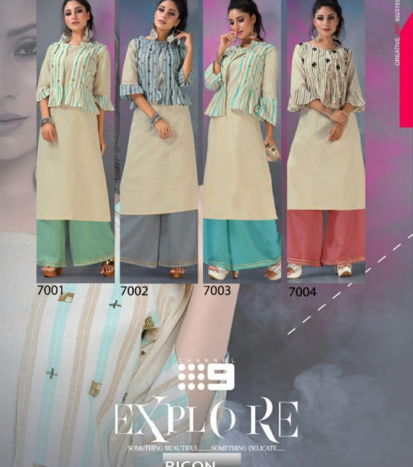 Channel 9 Zion Stylish Rich Look Kurti Collection