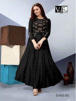 Vf Milano Dyed Rayon Kurti With Skirt Catalog Collection