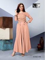 Vf Milano Dyed Rayon Kurti With Skirt Catalog Collection