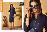 Grafion Samairaa 3 Rayon With Work Kurtis Catalog Collection