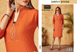 Grafion Samairaa 3 Rayon With Work Kurtis Catalog Collection
