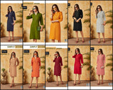Grafion Samairaa 3 Rayon With Work Kurtis Catalog Collection