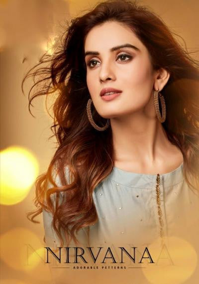 Privaa-Nirvana Viscose Muslin Kurti With Bottom Catalog Collection