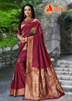 Sitka-Arabia-1165 Handloom Cotton Designer Saree Catalog Collection