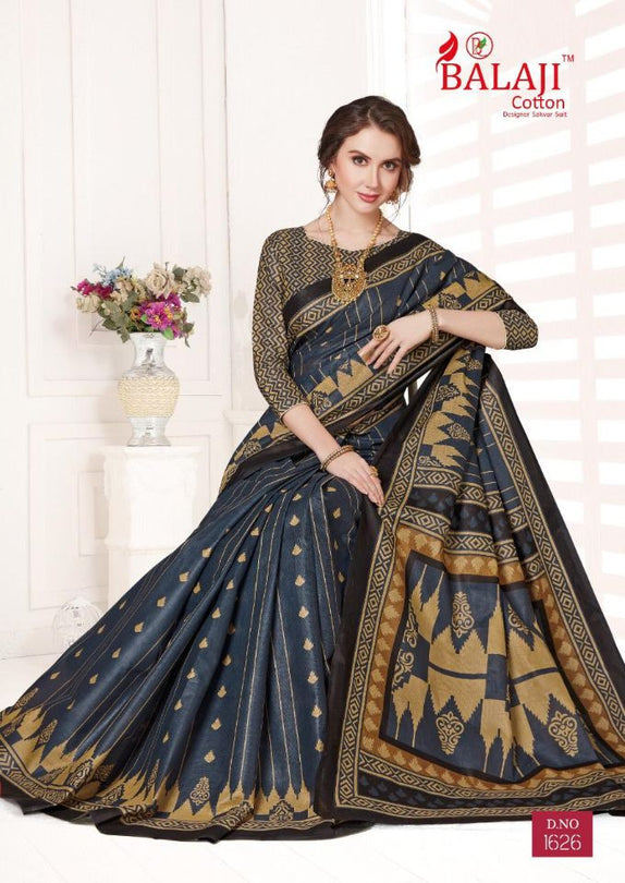 Balaji Leelavathi Cotton 6 Pure Cotton Printed Saree Catalog Collection