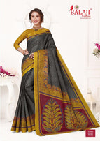 Balaji Leelavathi Cotton 6 Pure Cotton Printed Saree Catalog Collection