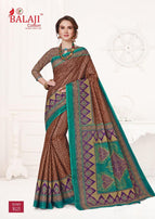Balaji Leelavathi Cotton 6 Pure Cotton Printed Saree Catalog Collection