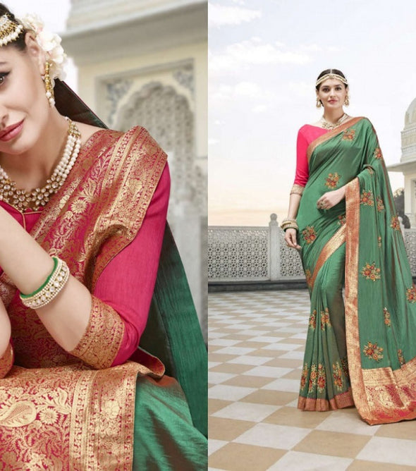 Kalista Sajawat Designer Embroidered Georgette Saree Catalog Collection
