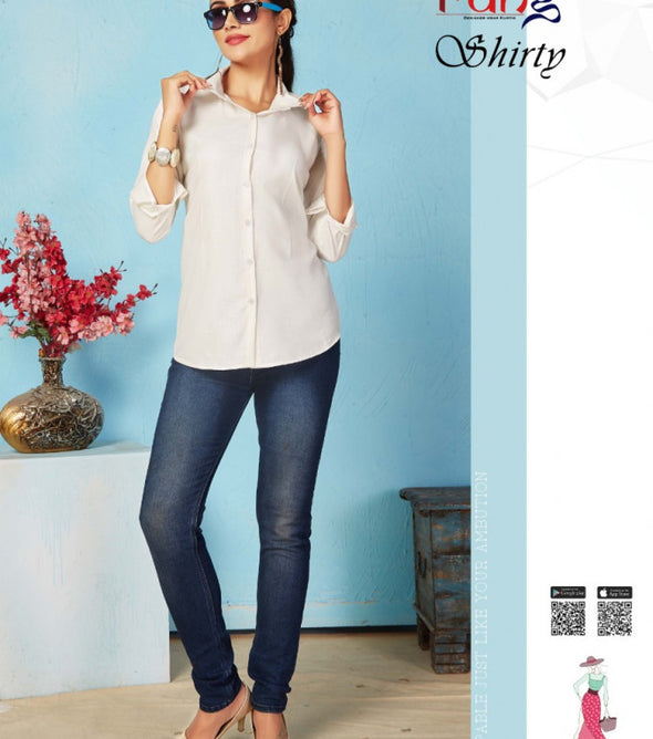 Rung Shirty Heavy Soft Linen Stylish Plain Shirts Catalog Collection