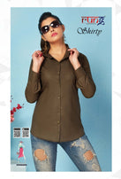 Rung Shirty Heavy Soft Linen Stylish Plain Shirts Catalog Collection