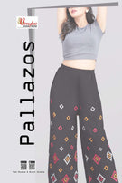 Smylee Pallazos Heavy Rayon Embroidery Worked Palazzo Catalog Collection