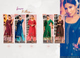 Psyna Rutba Designer Dola Silk Kurti With Bottom Catalog Collection