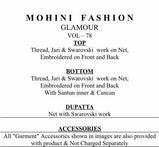 Mohini Glamour 78 Party Wear Exclusive Salwar Suits Catalog Collection