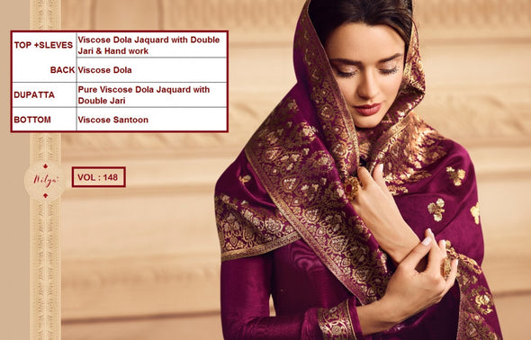 Lt Nitya 148 Designer Festive Wear Exclusive Salwar Kameez Catalog Collection