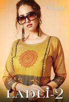 Kanasu Ladli 2 Heavy Rayon Stylish Kurti Catalog Collection