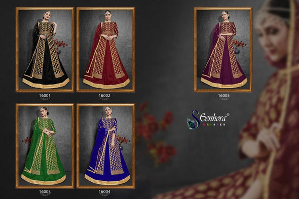 Senhora Zawariya 16 Heavy Silk Embroidered Wedding Wear Salwar Suit Catalog Collection