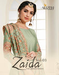 Aliizeh Zaida 3 Premium Chinon Designer Embroidered Salwar Suits Catalog Collection