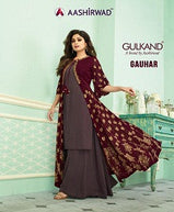 Aashirwad Gauhar Real Georgette Designer Salwar Suits Catalog Collection