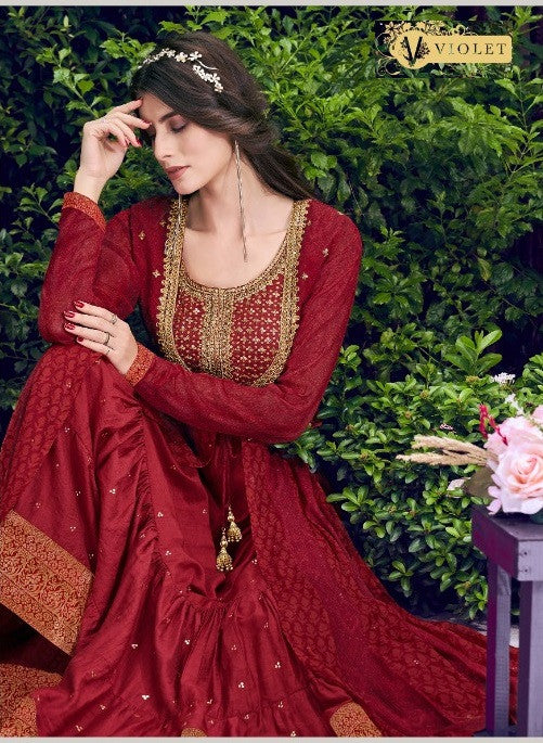Swagat Violet 6401 Series Heavy Rich Look Wedding Wear Salwar Kameez Catalog Collection