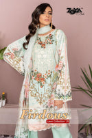 Zoya Firdous Lawn Collection 20 Jam Cotton Pakistani Suits Catalog Collection