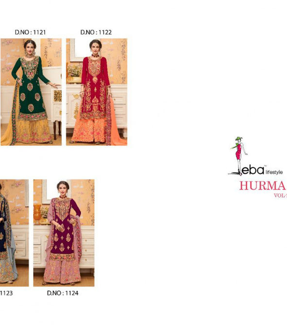 Hurma Vol 23 Heavy Festive Wear Georgette Salwar Suits Wholesale Catalog Collection