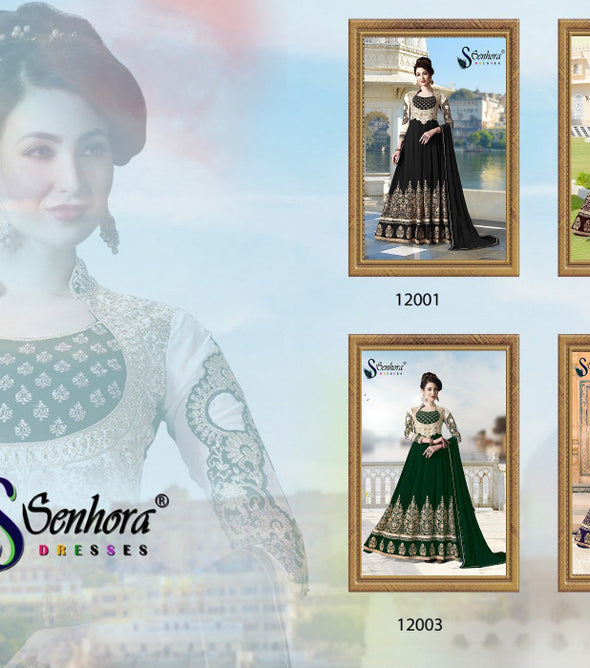 Senhora Bella Designer Wedding Wear Anarkali Slwar Suits Wholesale Catalog Collection